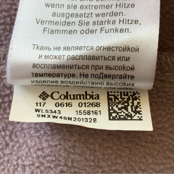 Columbia Women’s Softshell Jacket Small Purple Lilac Full Zip Pockets Gorpcore - Picture 8 of 13